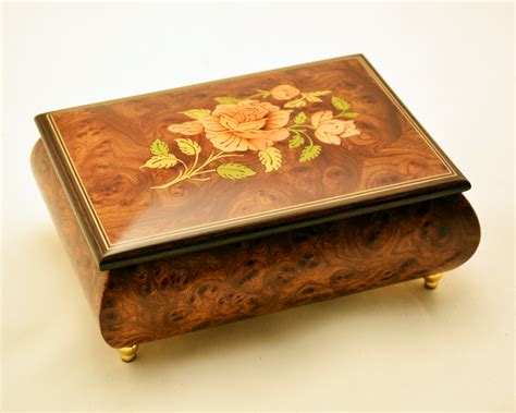 Rose Jewelry Music Box 